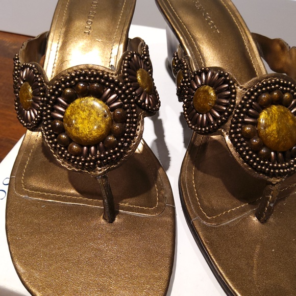 Karen Scott sandals gem detailing women's size 6.5 - Picture 3 of 5